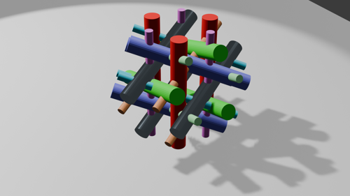 Wooden puzzle with geometrynode settings preview image